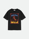 RHUDE Cadre Tee VTG Black Mens Apparel